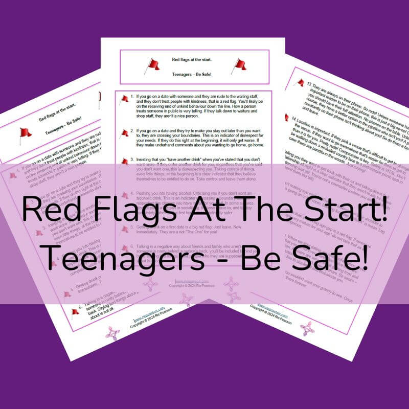 Red Flags At The Start Teenagers Be Safe